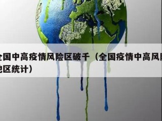 全国中高疫情风险区破千（全国疫情中高风险地区统计）