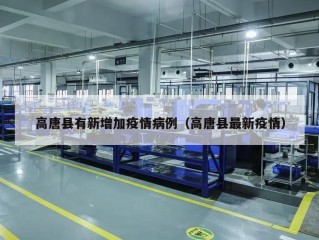 高唐县有新增加疫情病例（高唐县最新疫情）